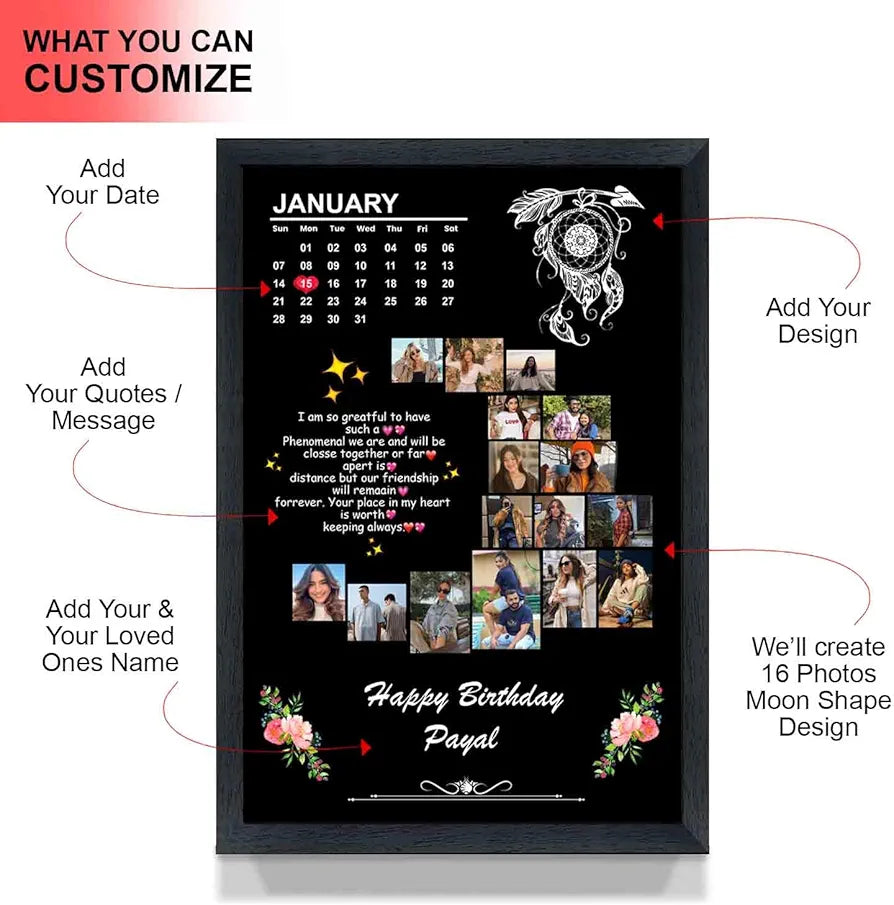 Customise photo frame