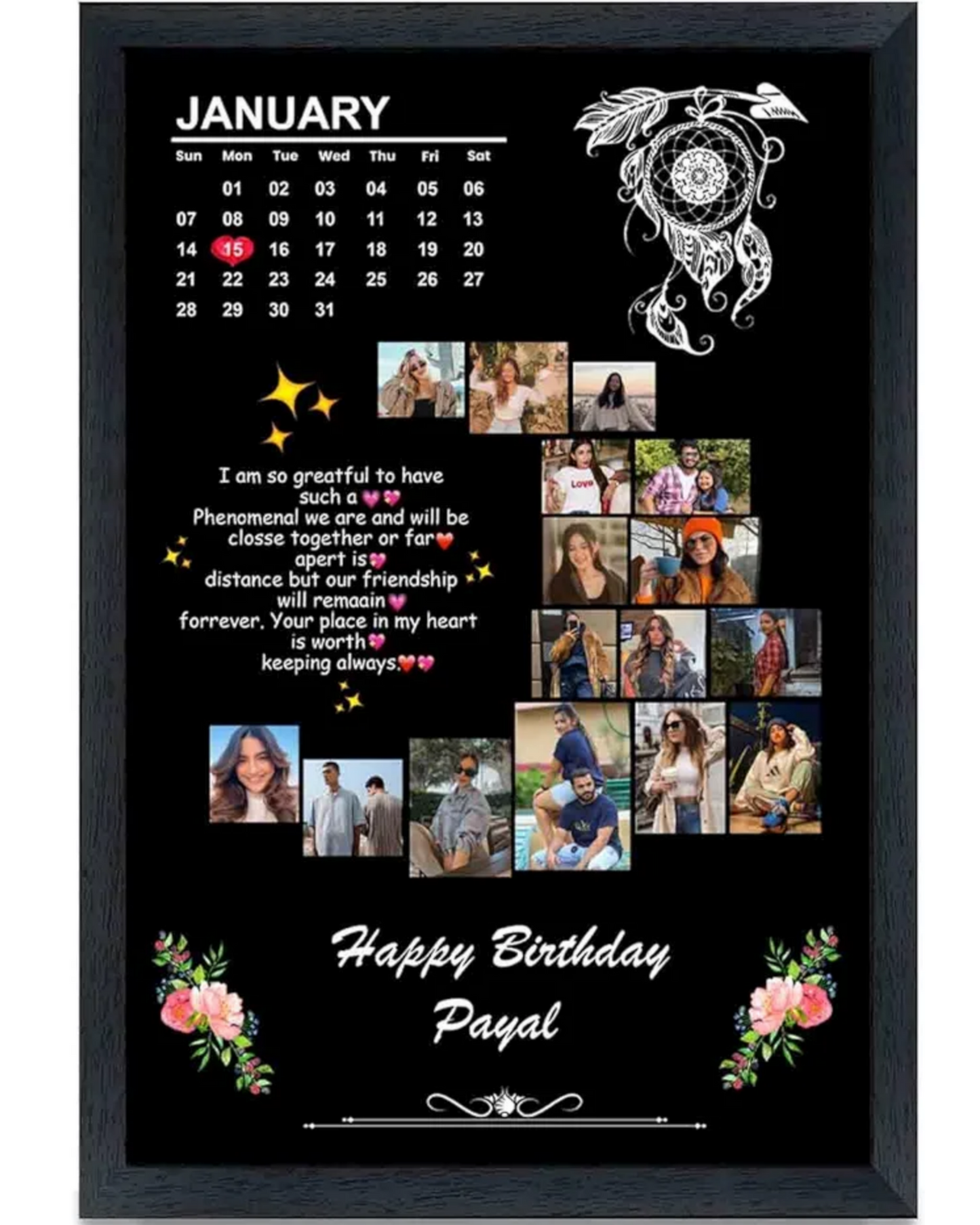 Customise photo frame